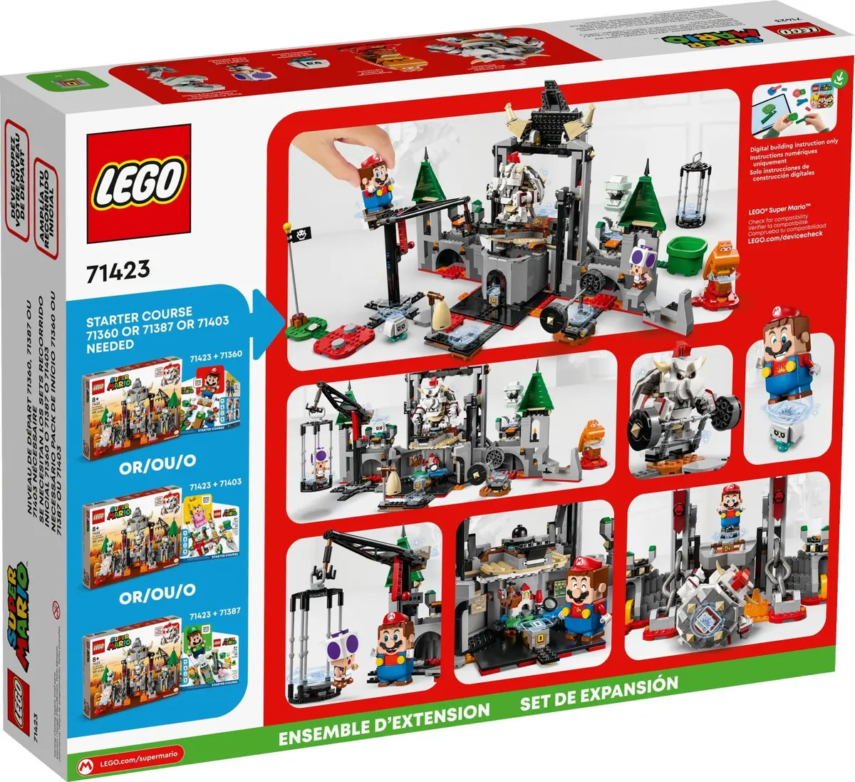 LEGO Super Mario 71423 Dry Bowser Castle Battle set, image 5