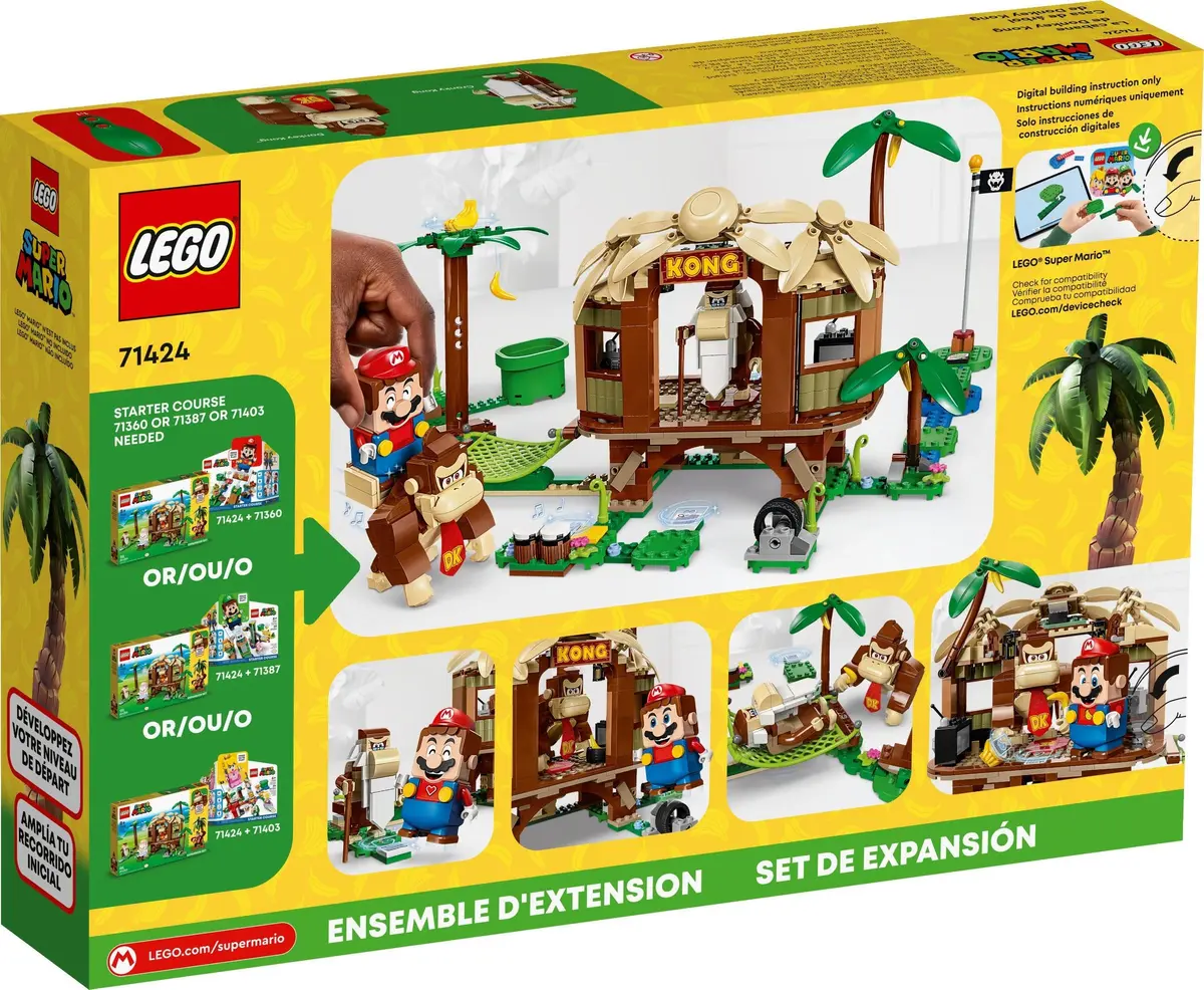 LEGO Super Mario 71424 Donkey Kong's Tree House set, image 3
