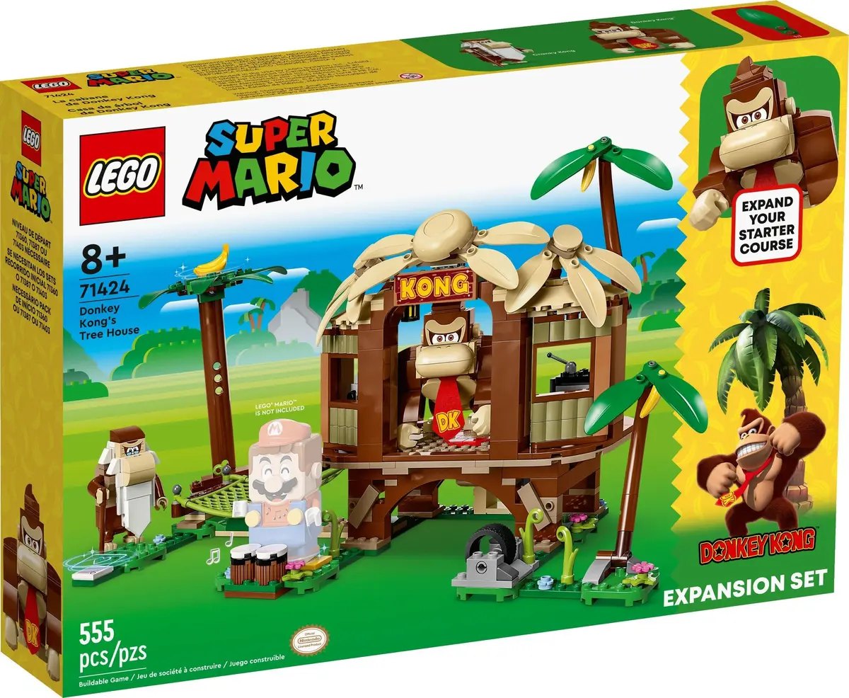 LEGO Super Mario 71424 Donkey Kong's Tree House set, image 2