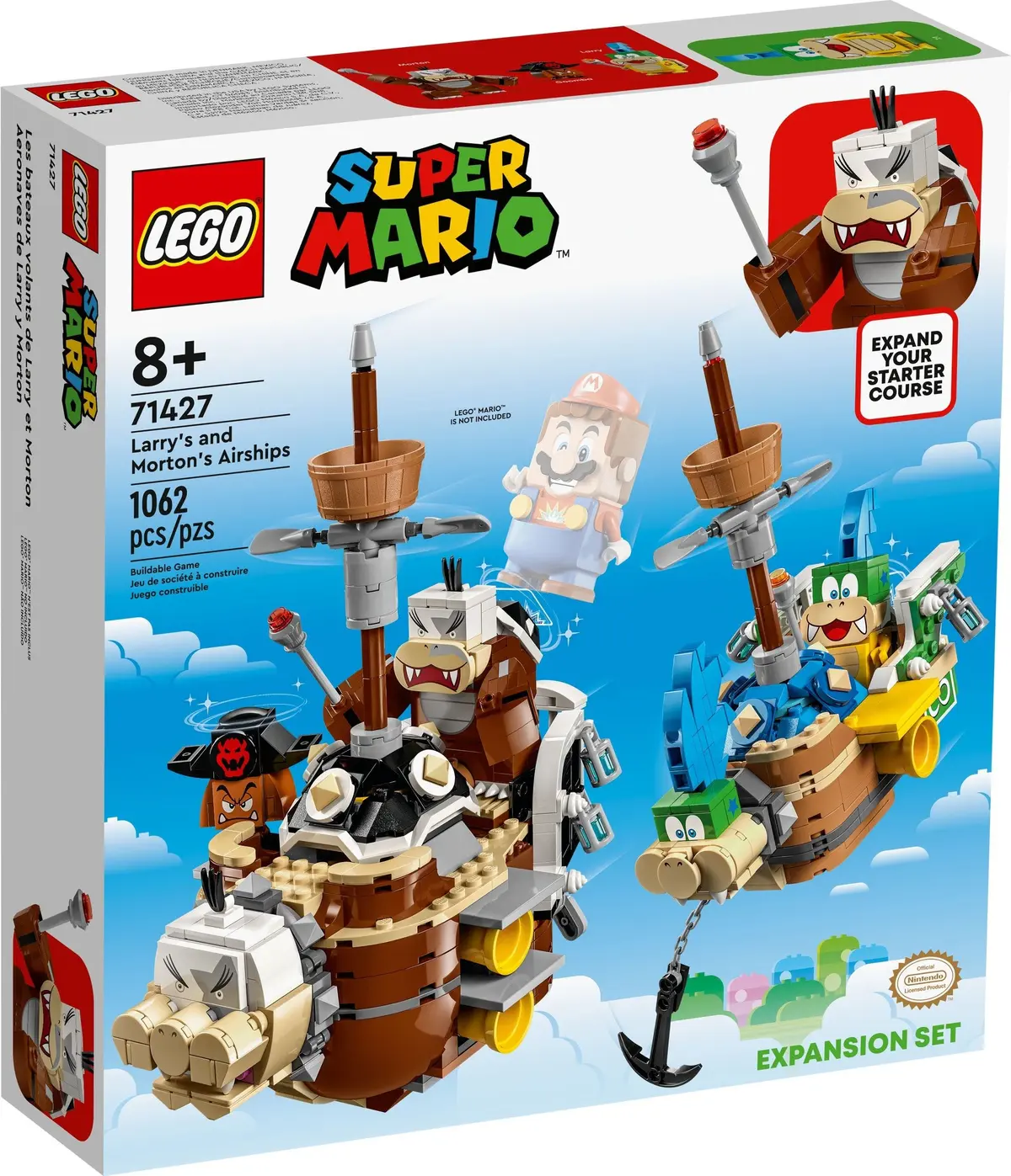 LEGO Super Mario 71427 Larry's and Morton's Airships set, image 2