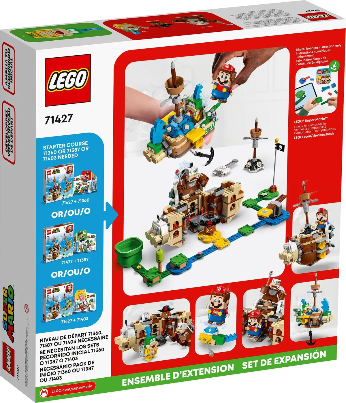 LEGO Super Mario 71427 Larry's and Morton's Airships set, image 6