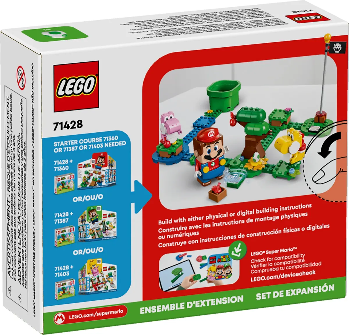 LEGO Super Mario 71428 Yoshis' Egg-cellent Forest set, image 4