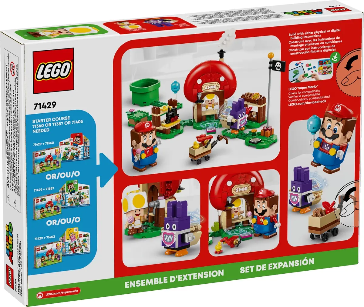 LEGO Super Mario 71429 Nabbit at Toad's Shop set, image 4