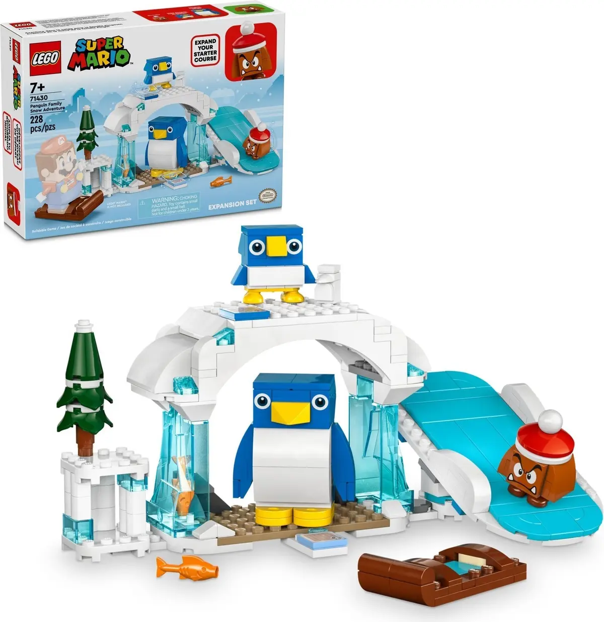 LEGO Super Mario 71430 Penguin Family Snow Adventure set, image 2