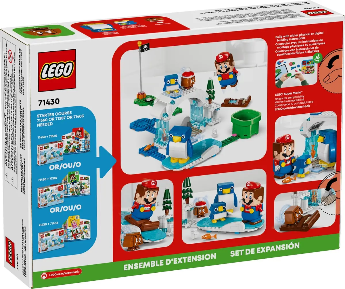 LEGO Super Mario 71430 Penguin Family Snow Adventure set, image 5