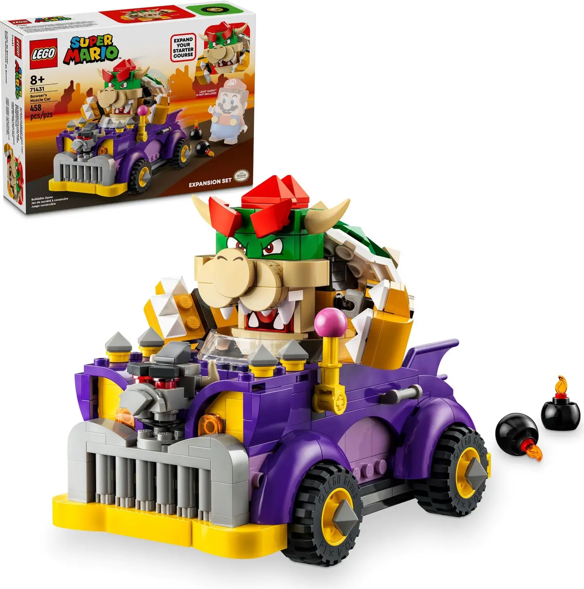 LEGO Super Mario 71431 Bowser's Muscle Car set, image 2