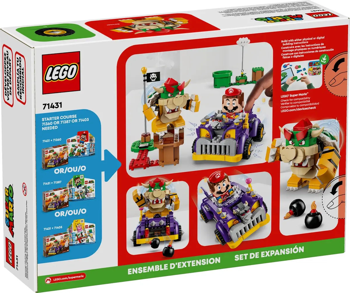 LEGO Super Mario 71431 Bowser's Muscle Car set, image 5