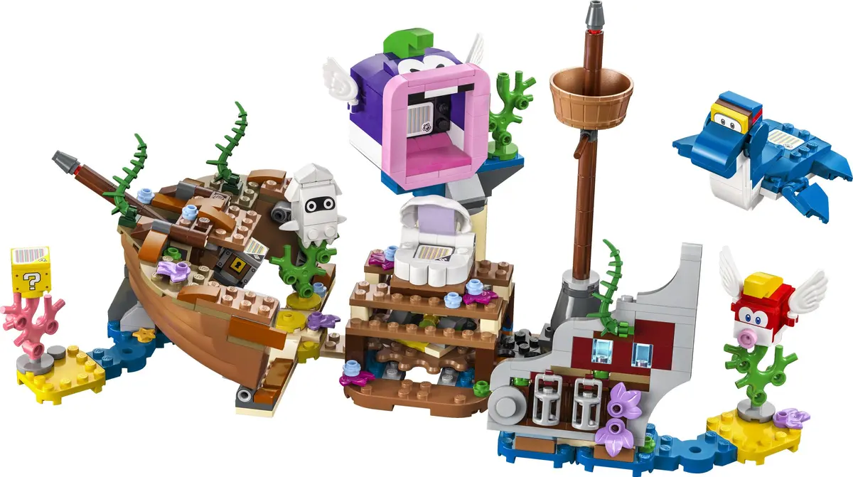 LEGO Super Mario 71432 Dorrie's Sunken Shipwreck Adventure set
