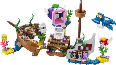 LEGO Super Mario 71432 Dorrie's Sunken Shipwreck Adventure set