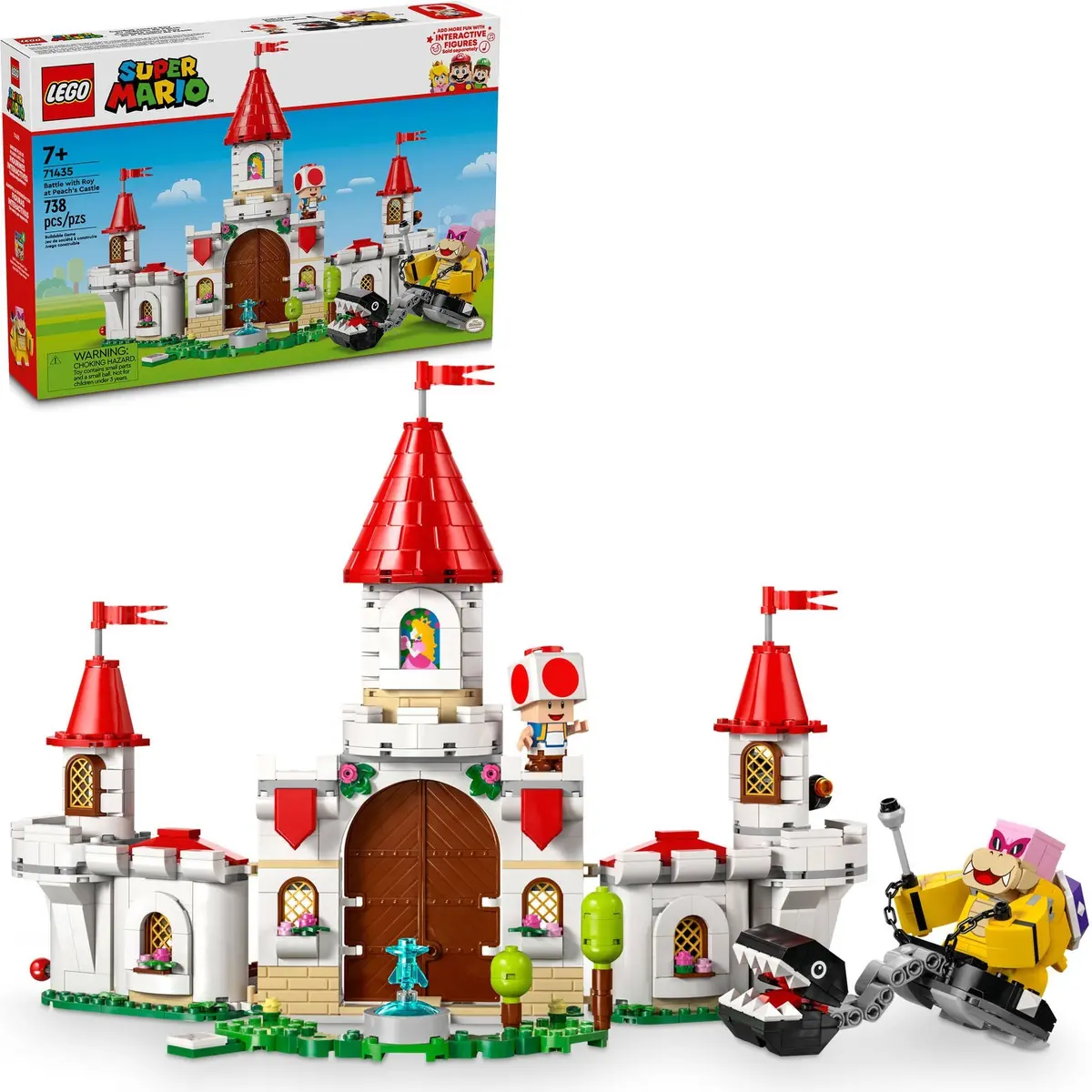 LEGO Super Mario 71435 Battle with Roy at Peach's Castle set, image 7