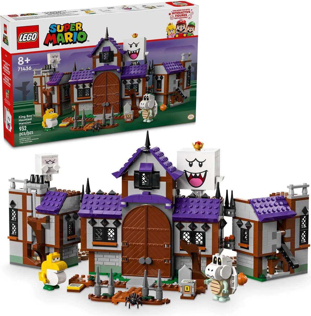 LEGO Super Mario 71436 King Boo's Haunted Mansion set, image 7