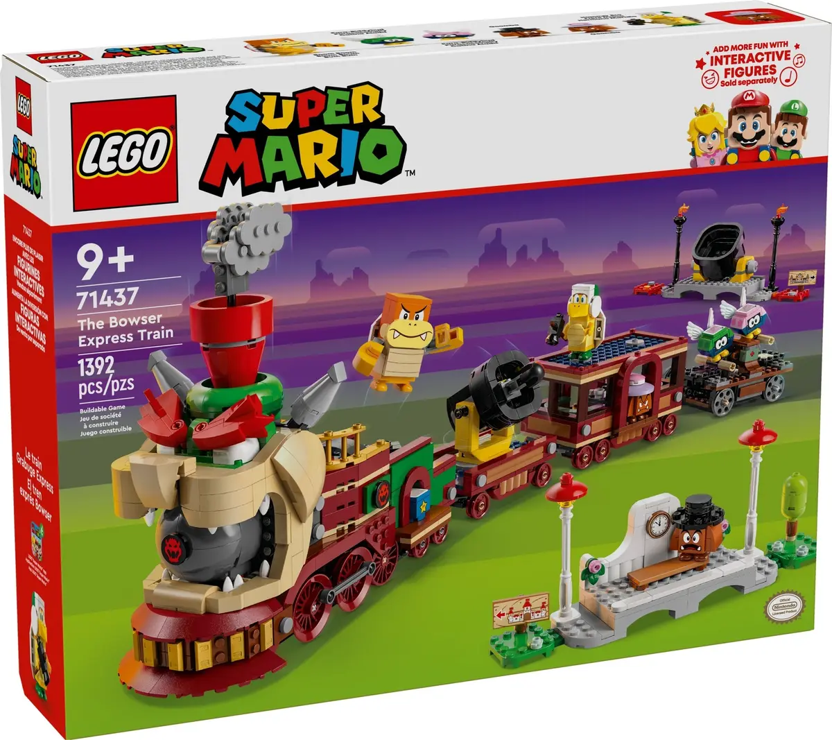 LEGO Super Mario 71437 The Bowser Express Train set, image 4