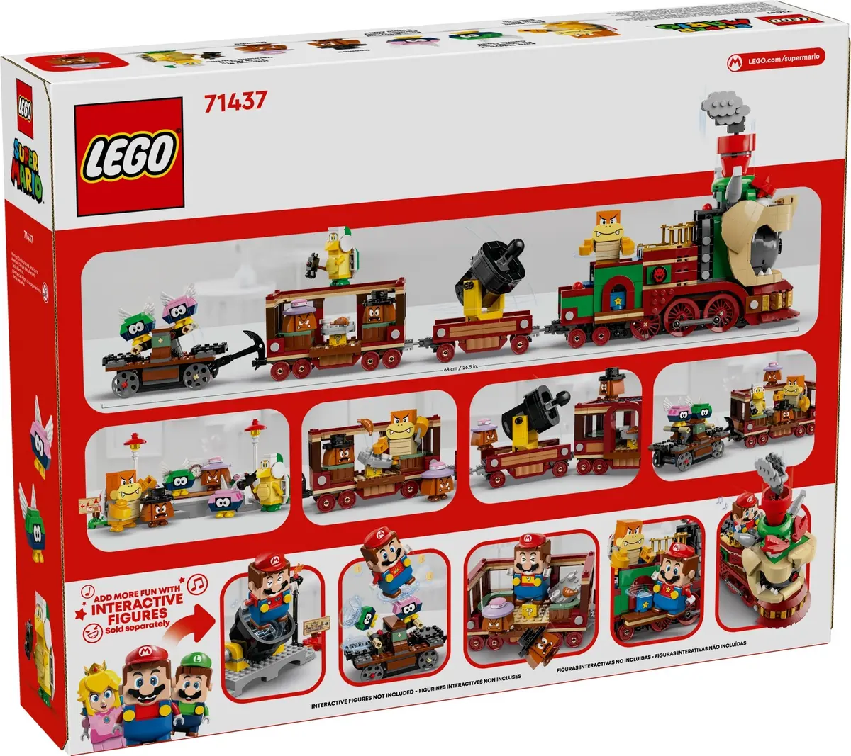 LEGO Super Mario 71437 The Bowser Express Train set, image 5