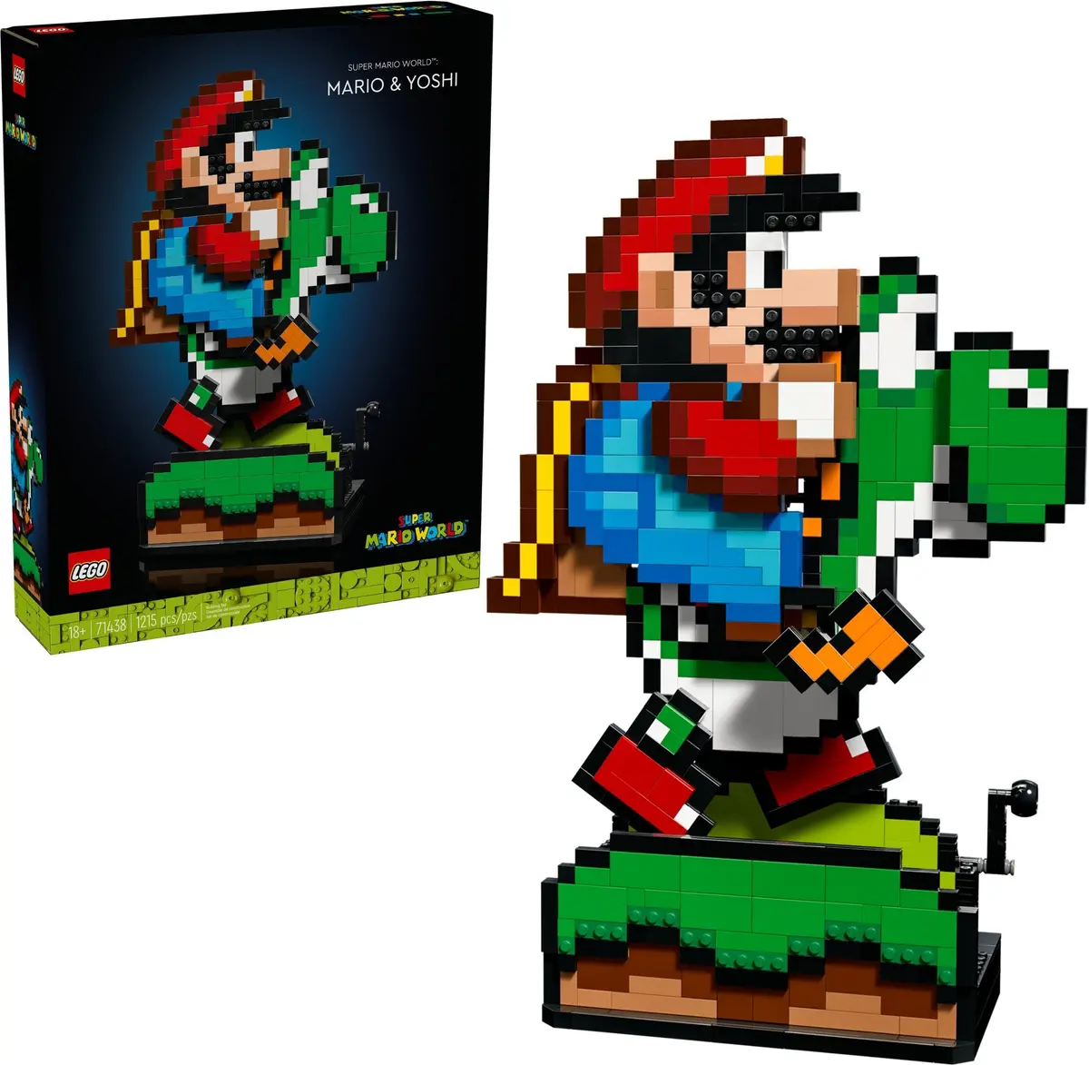 LEGO Super Mario 71438 Super Mario World: Mario & Yoshi set, image 3
