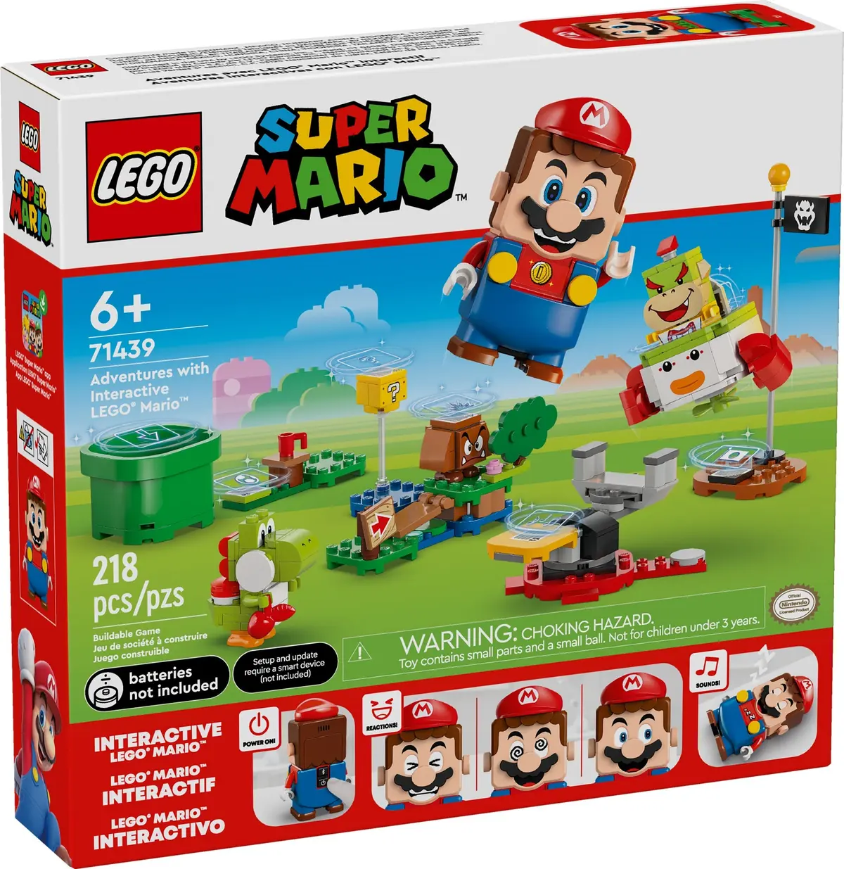 LEGO Super Mario 71439 Adventures with Interactive LEGO Mario set, image 2