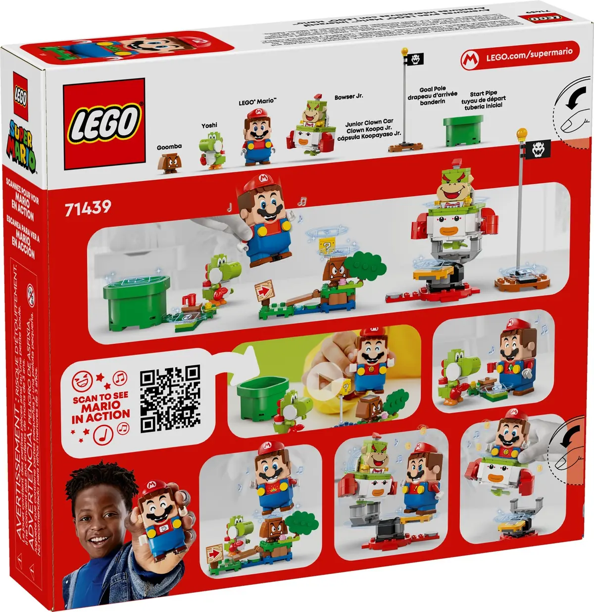 LEGO Super Mario 71439 Adventures with Interactive LEGO Mario set, image 3