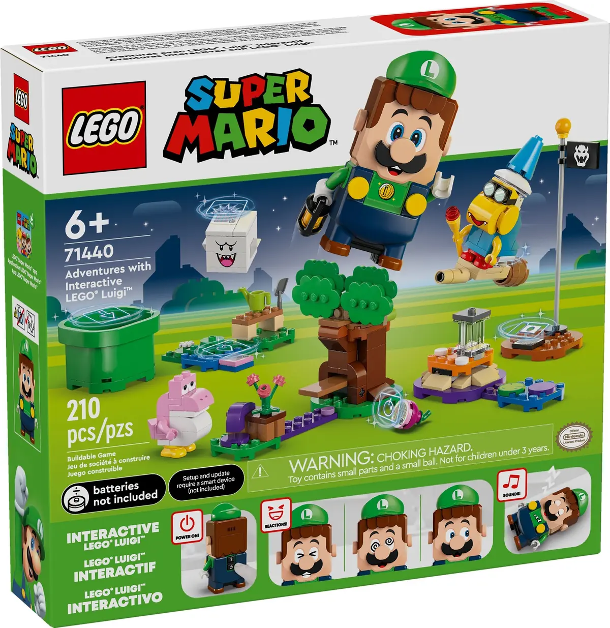 LEGO Super Mario 71440 Adventures with Interactive LEGO Luigi set, image 2