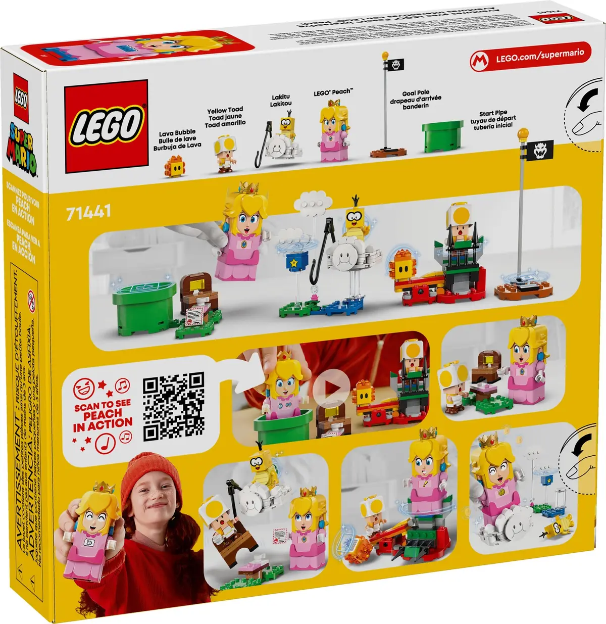 LEGO Super Mario 71441 Adventures with Interactive LEGO Peach set, image 3