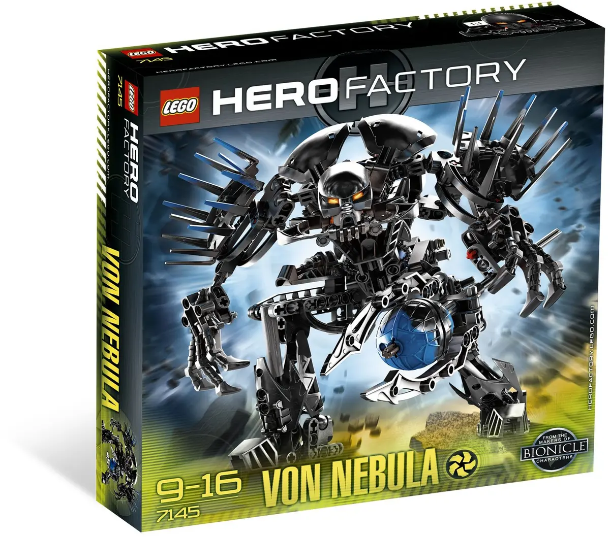 LEGO HERO Factory 7145 Von Nebula set, image 6