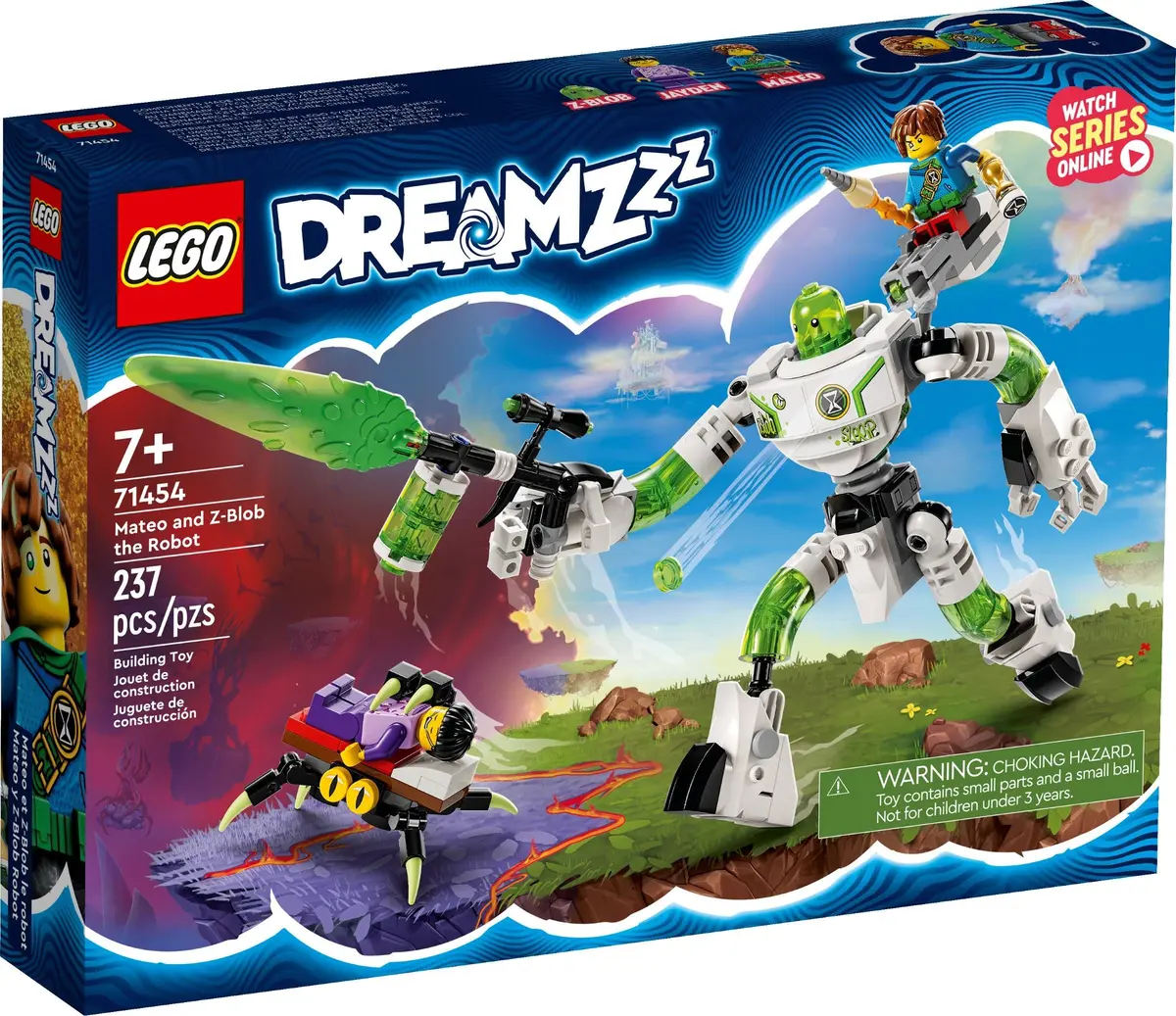 LEGO Dreamzzz 71454 Mateo and Z-Blob the Robot set, image 2
