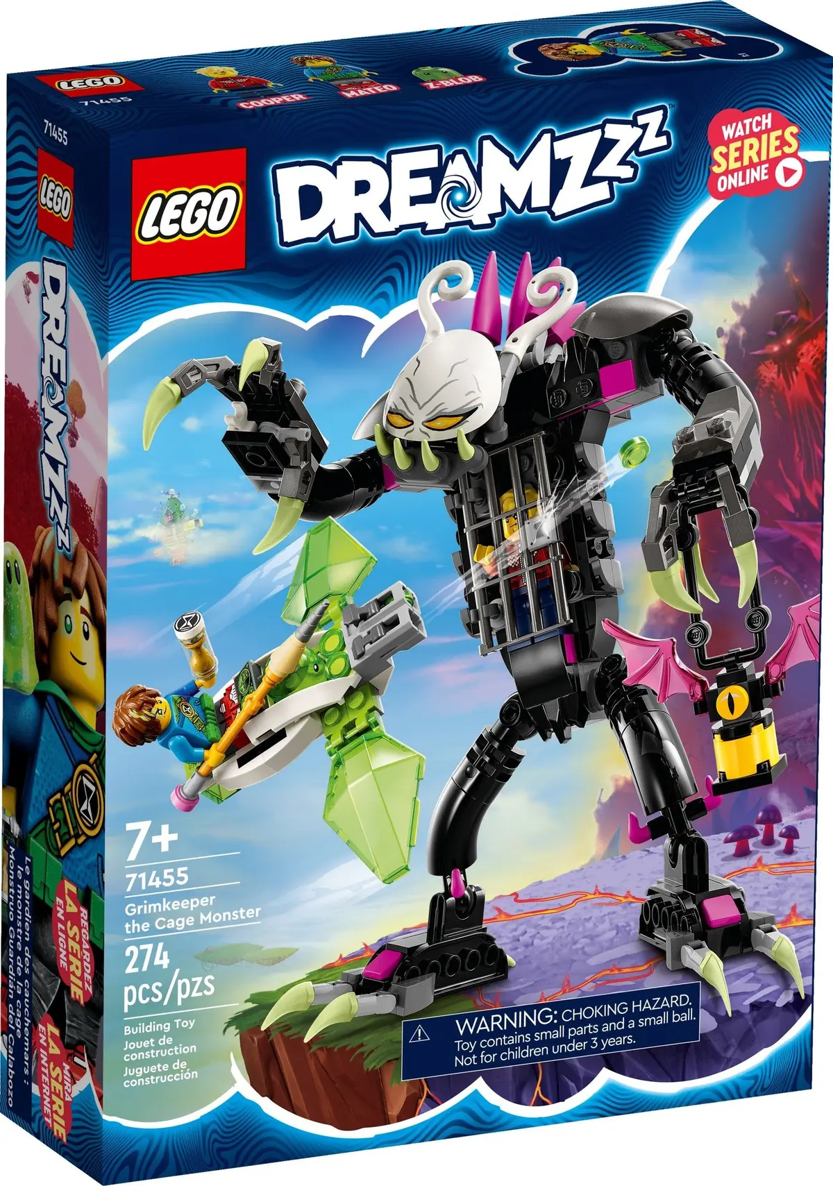 LEGO Dreamzzz 71455 Grimkeeper the Cage Monster set, image 2