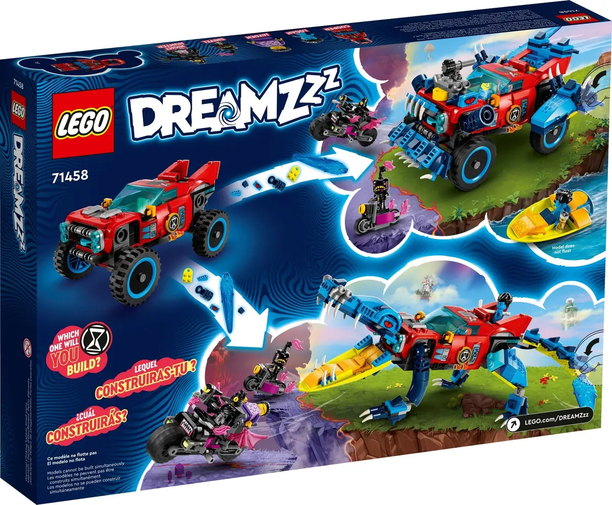 LEGO Dreamzzz 71458 Crocodile Car set, image 3