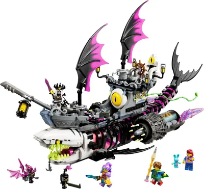 LEGO Dreamzzz 71469 Nightmare Shark Ship set