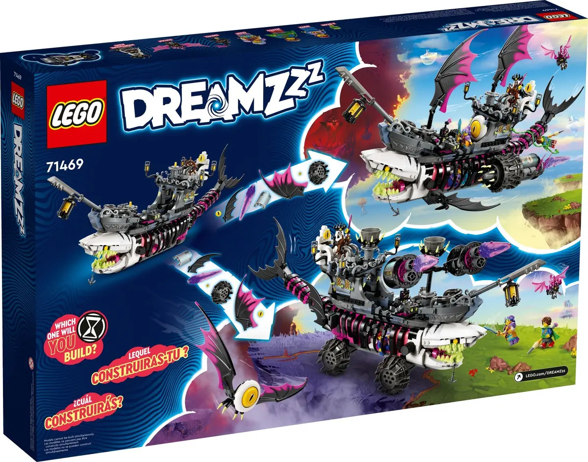 LEGO Dreamzzz 71469 Nightmare Shark Ship set, image 3