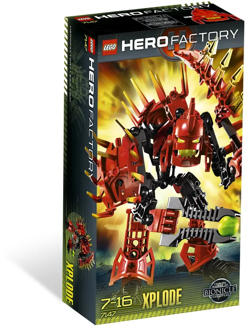 LEGO HERO Factory 7147 XPlode set, image 6