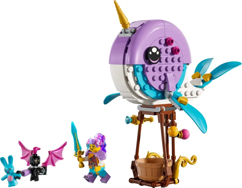 LEGO Dreamzzz 71472 Izzie's Narwhal Hot-Air Balloon set