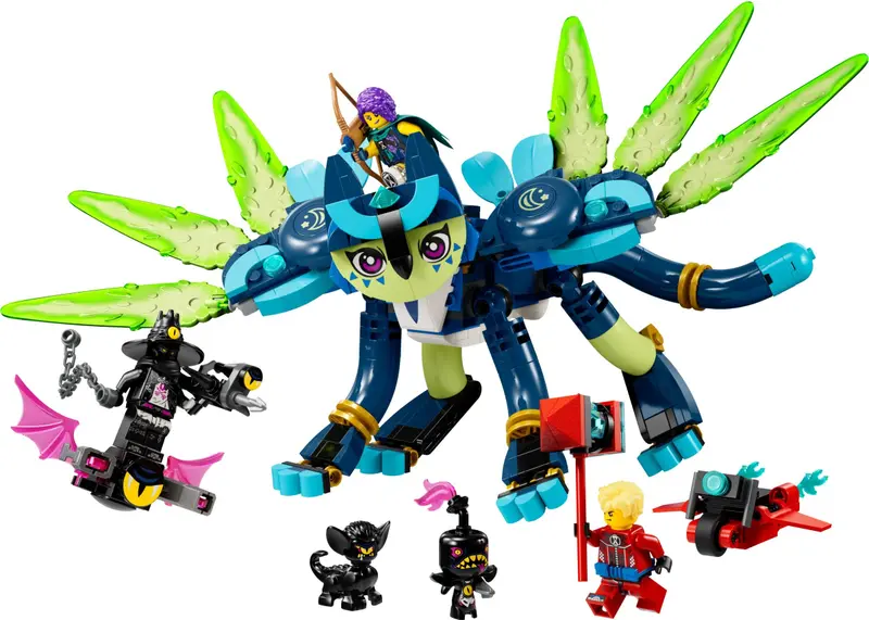 LEGO Dreamzzz 71476 Zoey and Zian the Cat-Owl set