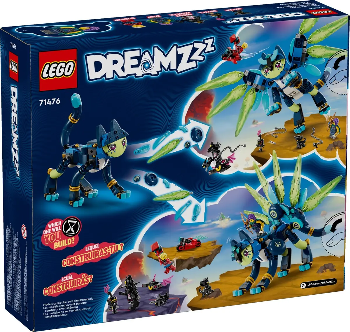 LEGO Dreamzzz 71476 Zoey and Zian the Cat-Owl set, image 7