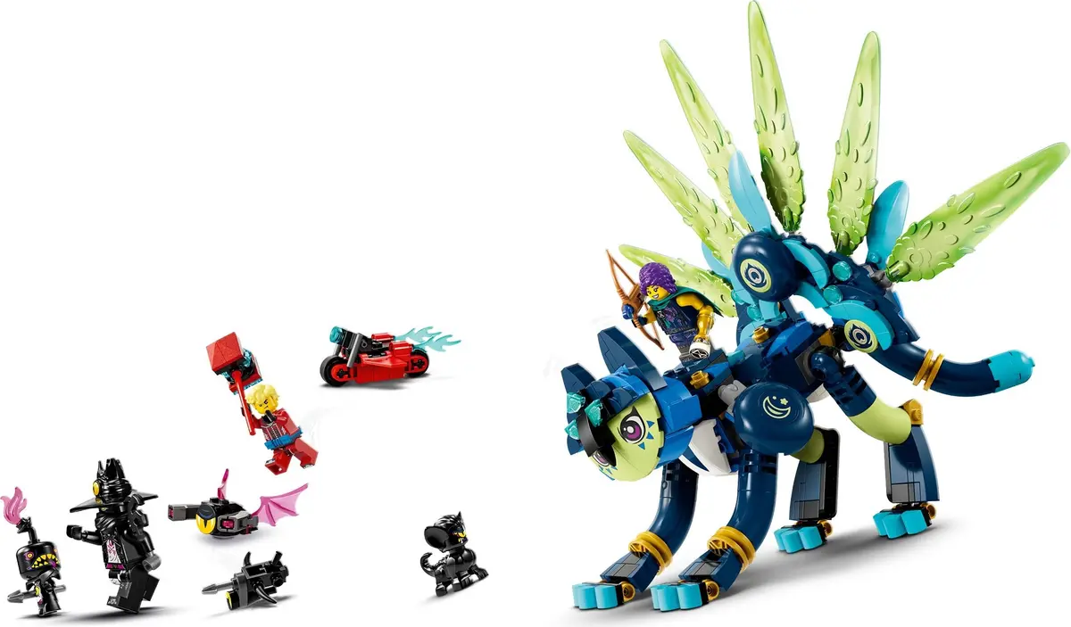 LEGO Dreamzzz 71476 Zoey and Zian the Cat-Owl set, image 4