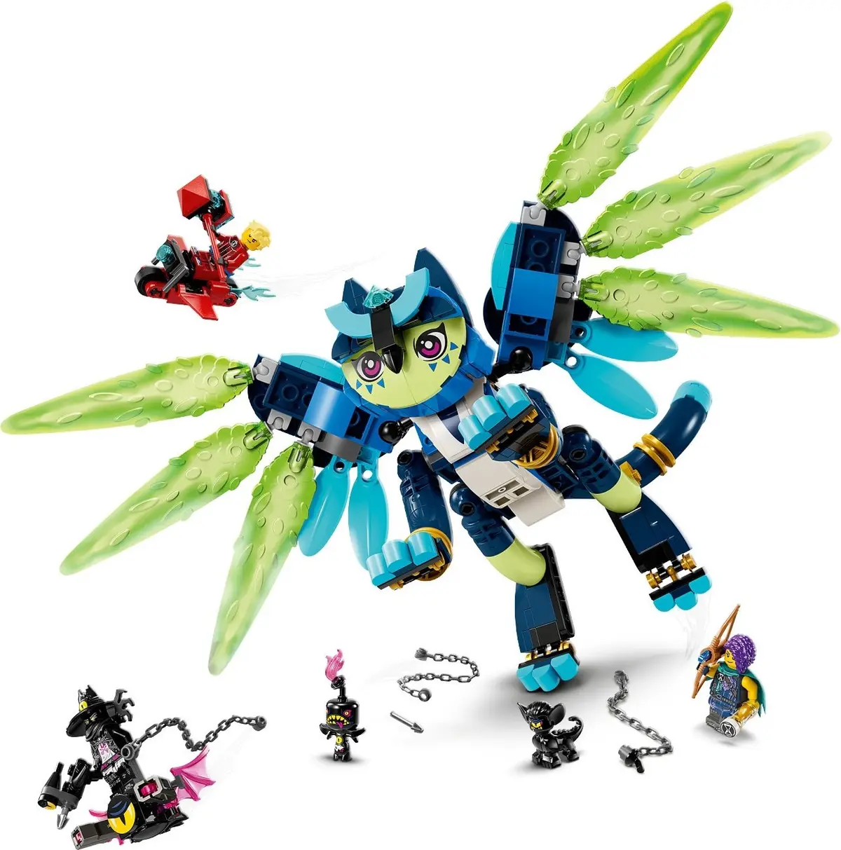 LEGO Dreamzzz 71476 Zoey and Zian the Cat-Owl set, image 5