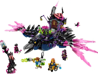 LEGO Dreamzzz 71478 The Never Witch's Midnight Raven set