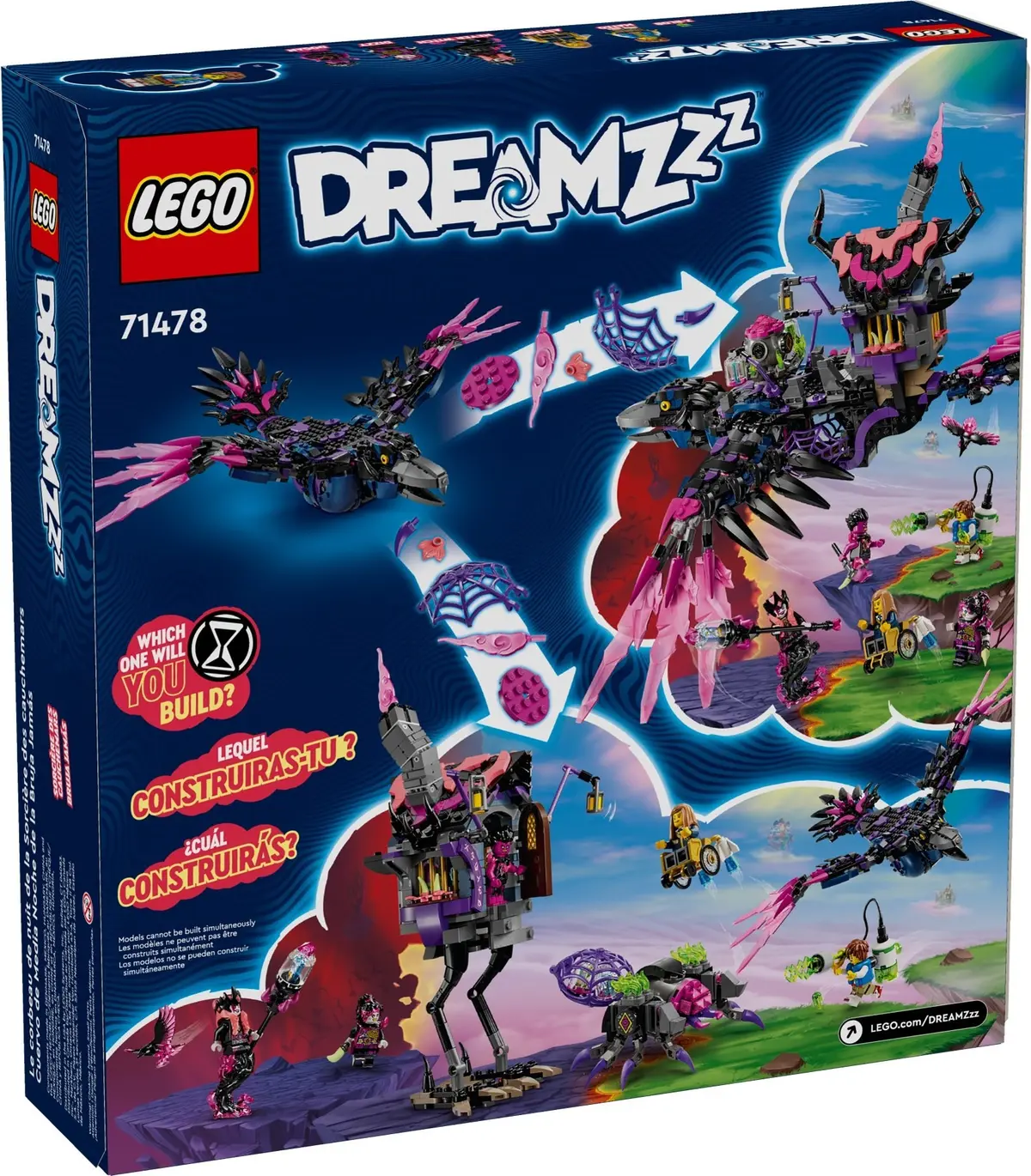 LEGO Dreamzzz 71478 The Never Witch's Midnight Raven set, image 2