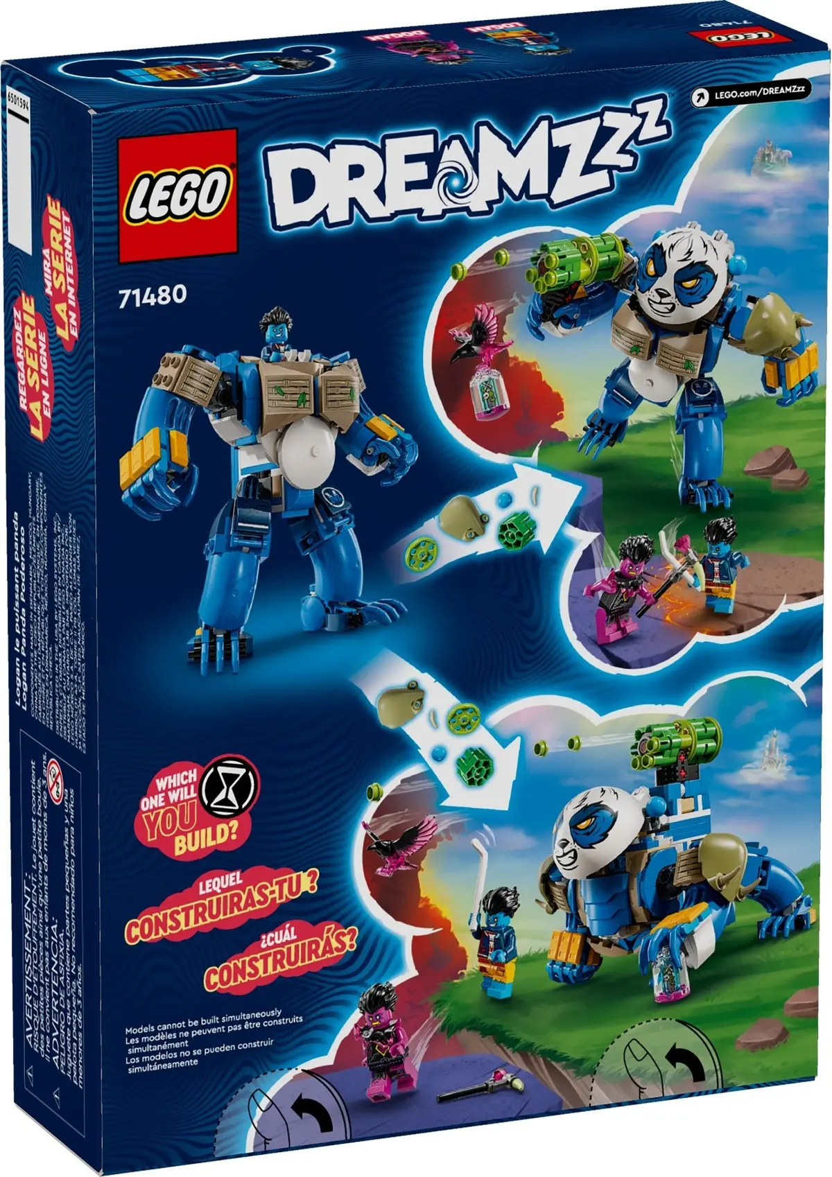 LEGO Dreamzzz 71480 Logan the Mighty Panda set, image 2