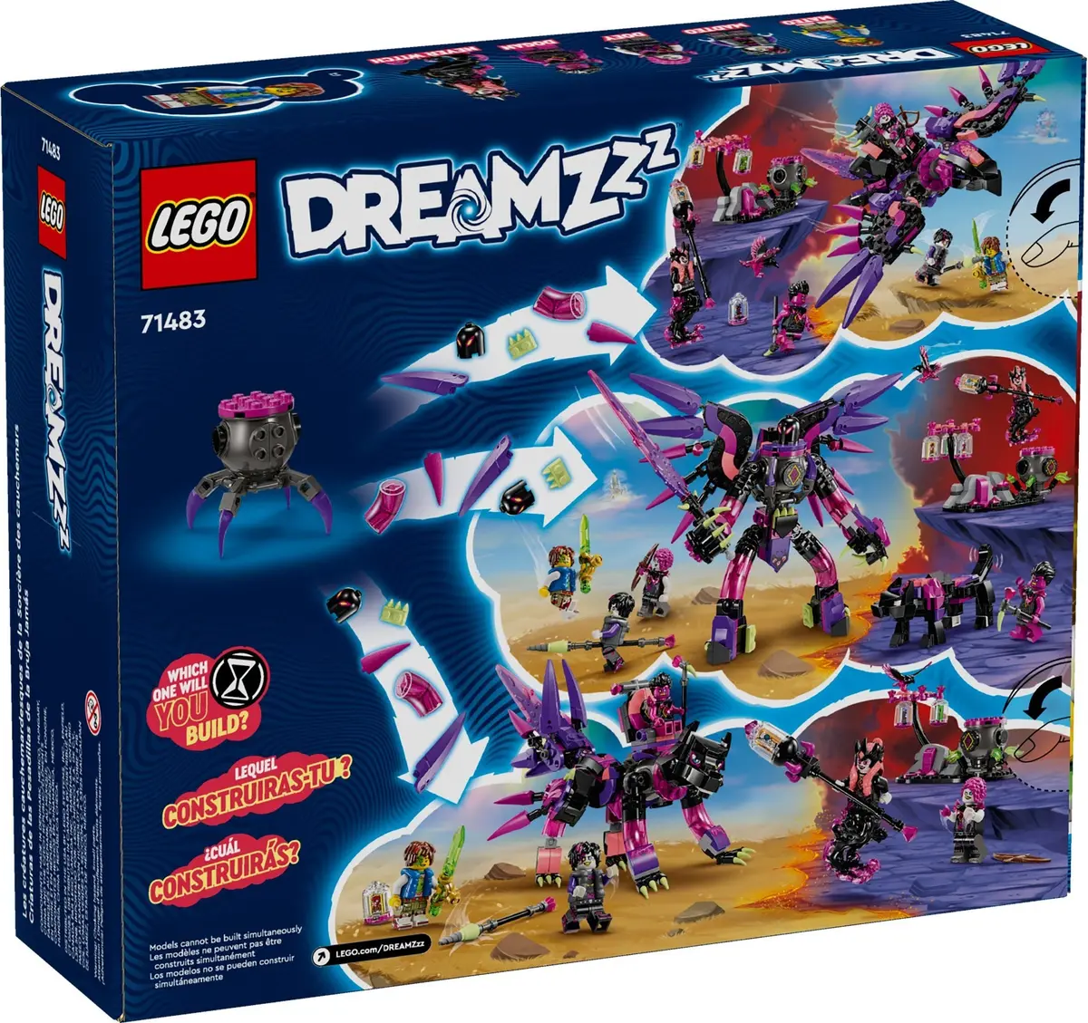LEGO Dreamzzz 71483 The Never Witch's Nightmare Creatures set, image 2