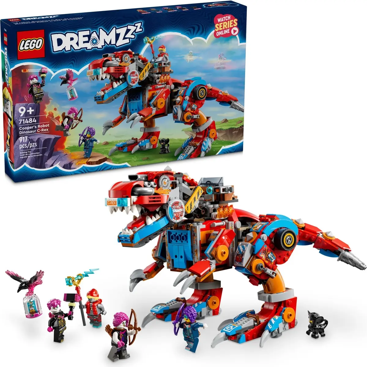 LEGO Dreamzzz 71484 Cooper's Robot Dinosaur C-Rex set, image 3