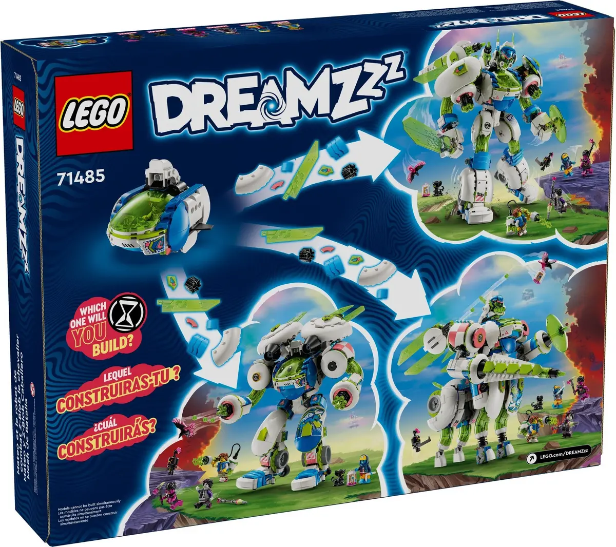 LEGO Dreamzzz 71485 Mateo and Z-Blob the Knight Battle Mech set, image 2