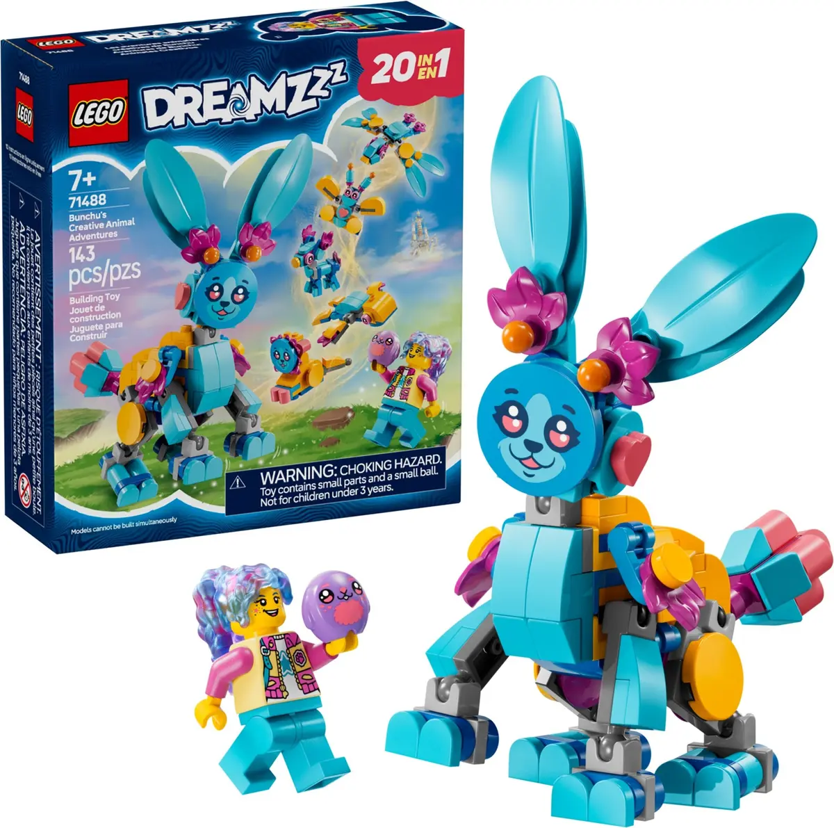 LEGO Dreamzzz 71488 Bunchu's Creative Animal Adventures set, image 3