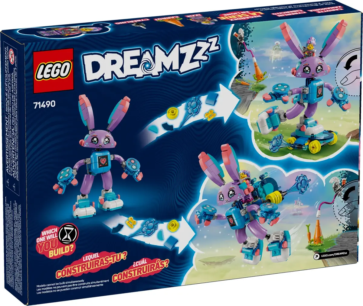 LEGO Dreamzzz 71490 Izzie and Bunchurro the Gaming Bunny set, image 2