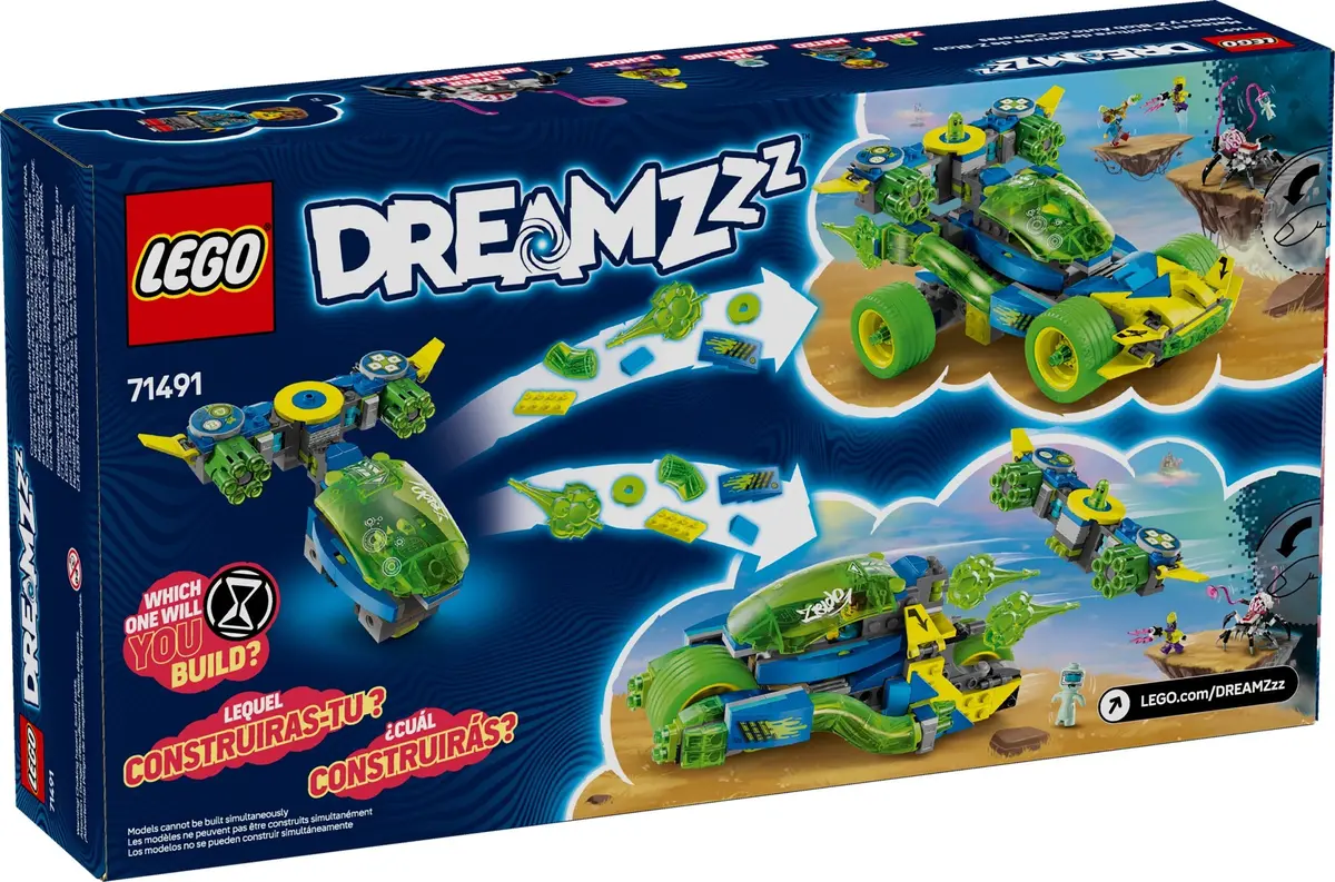 LEGO Dreamzzz 71491 Mateo and the Z-Blob Action Race Car set, image 2