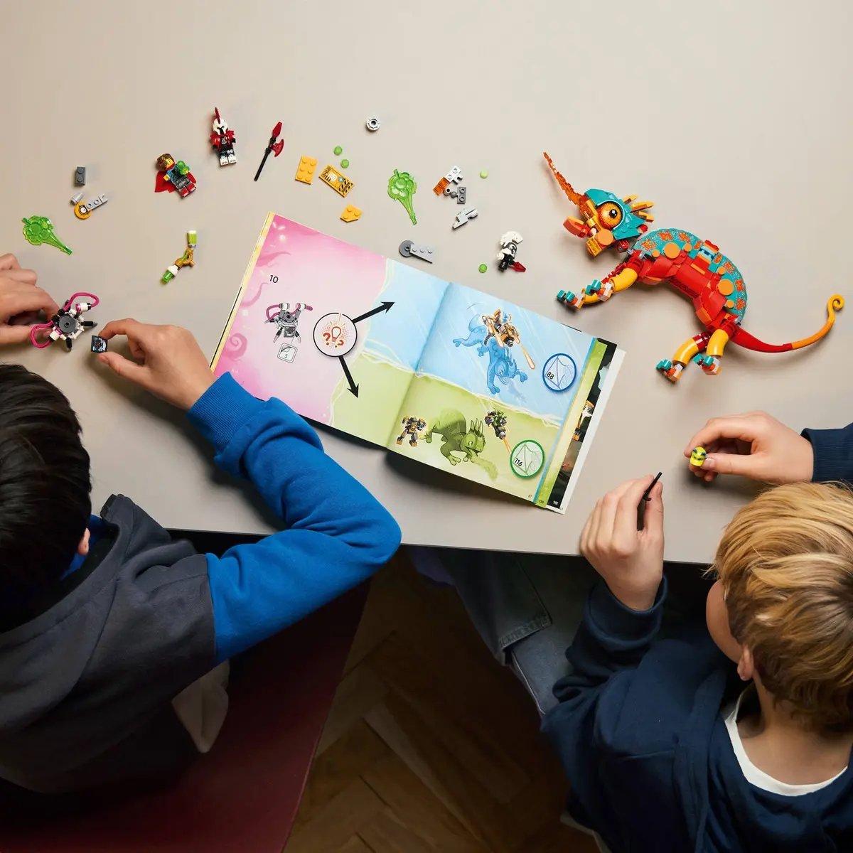 LEGO Dreamzzz 71492 Mateo's Fire Chameleon set, image 4
