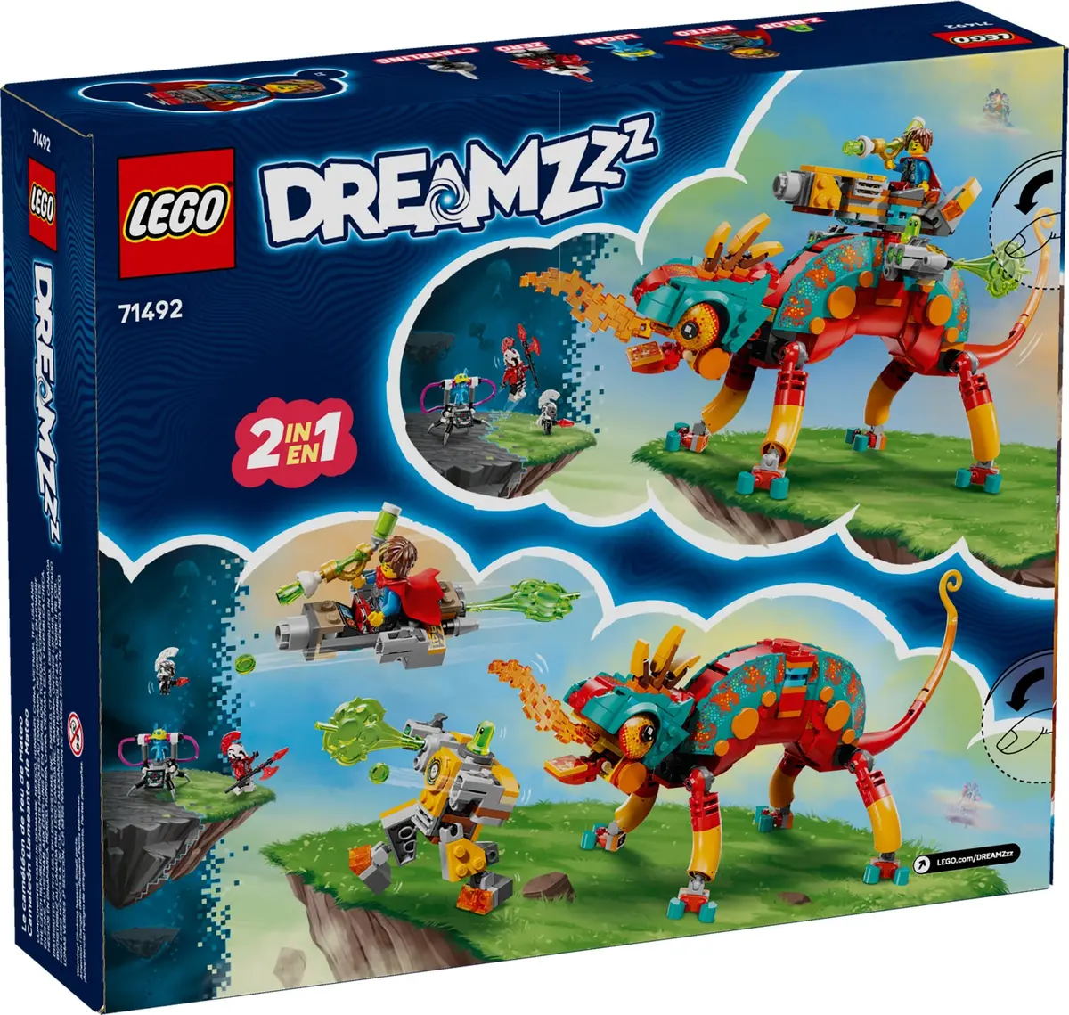 LEGO Dreamzzz 71492 Mateo's Fire Chameleon set, image 2
