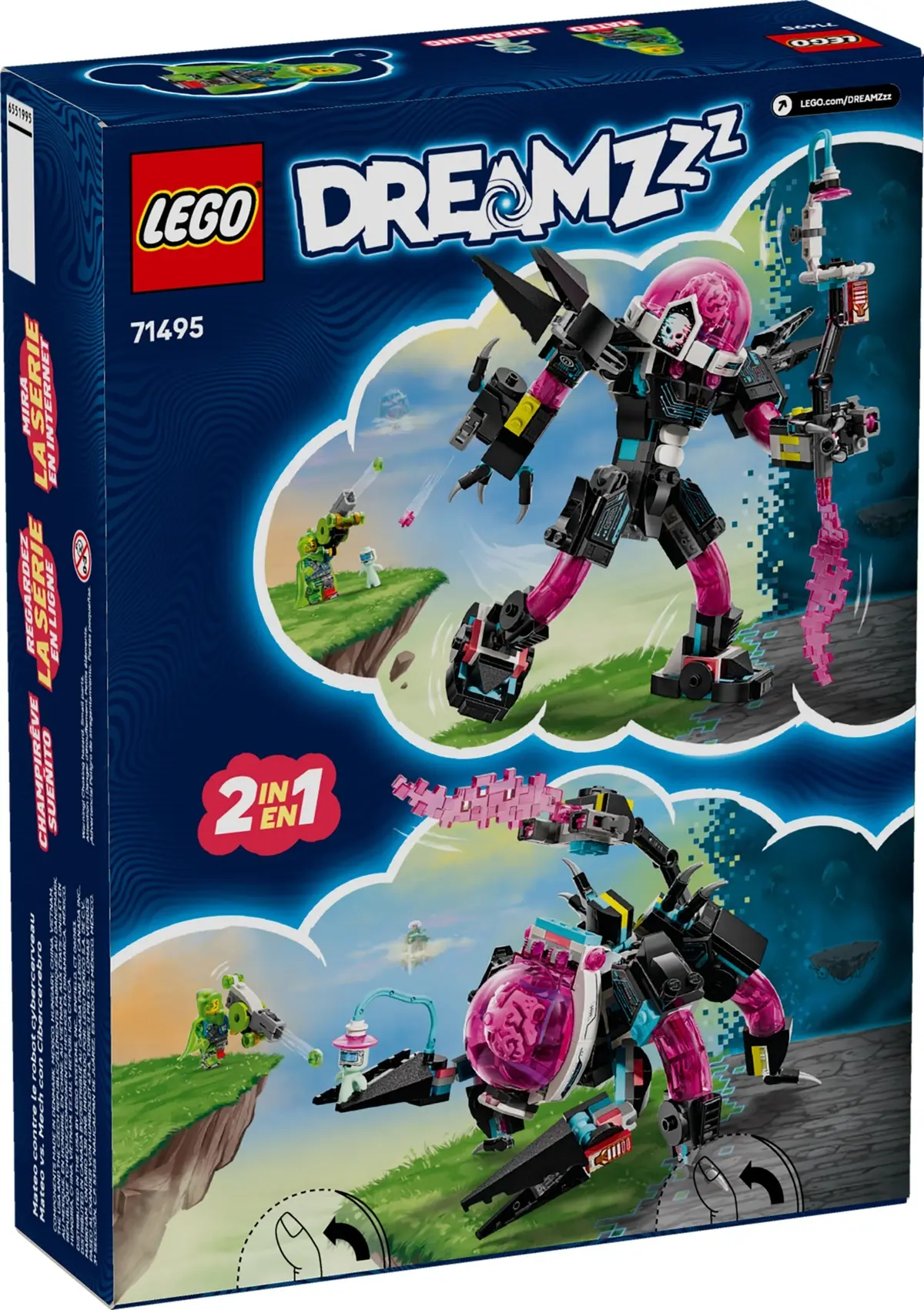 LEGO Dreamzzz 71495 Mateo vs. Cyber Brain Mech set, image 2