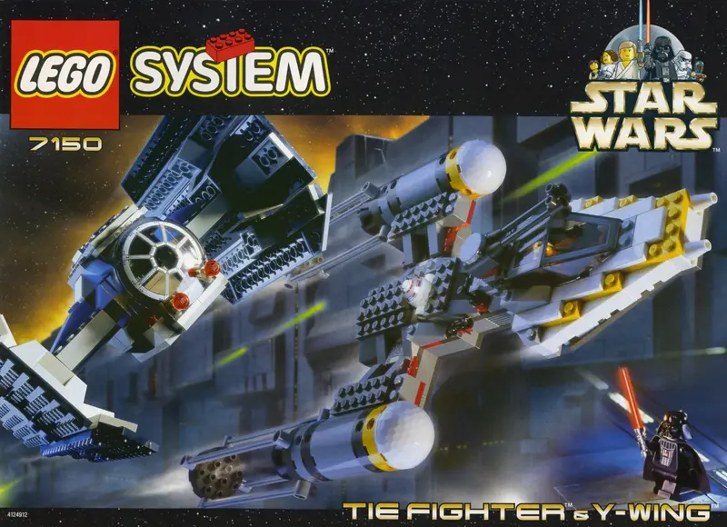 LEGO Star Wars 7150 TIE Fighter & Y-wing set