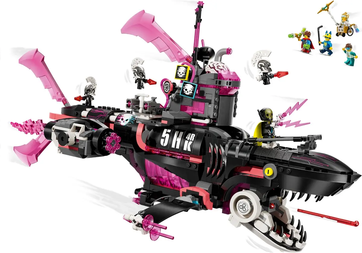 LEGO Dreamzzz 71500 Nightmare Shark Submarine set, image 16