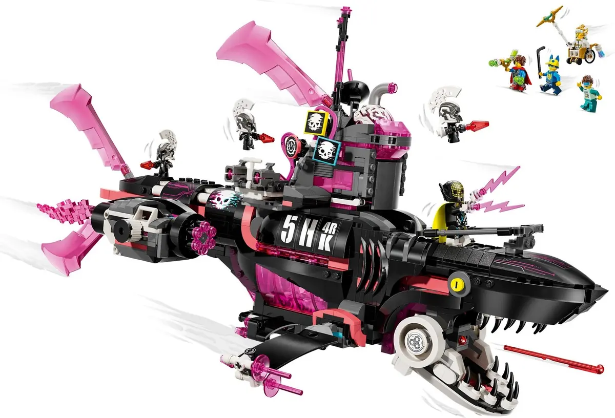 LEGO Dreamzzz 71500 Nightmare Shark Submarine set, image 17