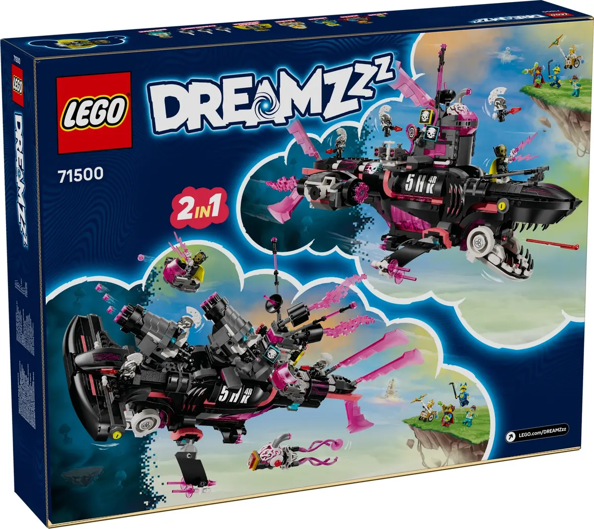 LEGO Dreamzzz 71500 Nightmare Shark Submarine set, image 2
